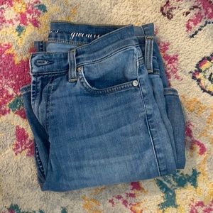 Free Shipping! 7 For All Mankind Gwenevere high rise skinny jeans size 28